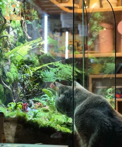 Sơn Khê Ẩn Lưu đặt trong không gian phòng khách hiện đại sang trọng